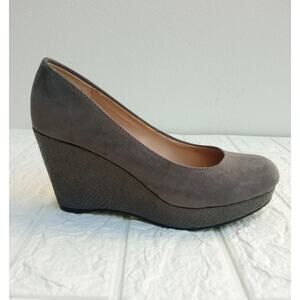 American Rag Cie Women's Grey Heels Shoes Upper Textile Heel 3.5" Size 5.5